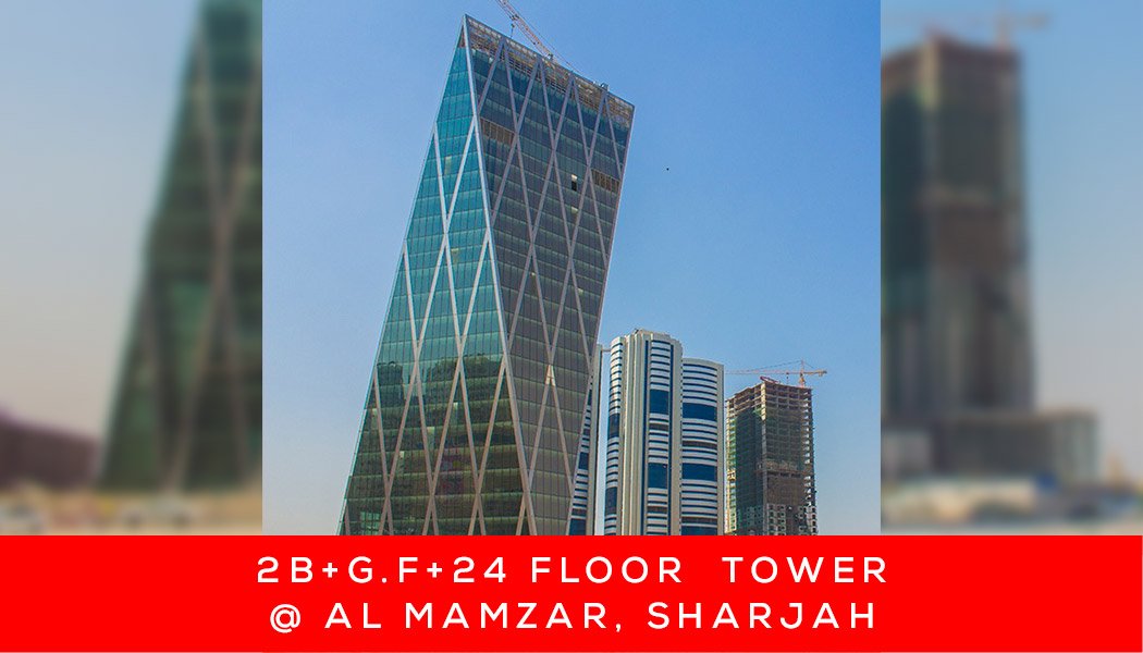 2B+G.F+24 FLOOR TOWER,@ AL MAMZAR.